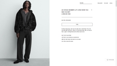 AK2641 - Z.RA REVERSIBLE FAUX FUR BOMBER JACKET