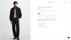 AK2616 - Z.RA FAUX SUEDE JACKET REGULAR FIT