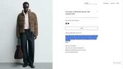 AK2673 - Z.RA CORDUROY PUFFER JACKET