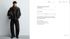 AK2660 - Z.RA ÁO KHOÁC GIẢ DA MẶC HAI MẶT