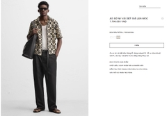 SMC2535 - Z.RA CROCHET TEXTURED SHIRT