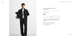 SMC2507 - Z.RA OVERSIZE FIT TEXTURED SHIRT