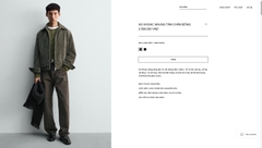 AK2670 - Z.RA CORDUROY QUILTED JACKET