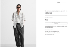 SMC2522 - Z.RA ÁO SƠ MI VẢI SEERSUCKER IN HỌA TIẾT TRỪU TƯỢNG