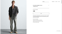 AK2629 - Z.RA FAUX LEATHER BOMBER JACKET