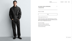 AK2669 - Z.RA FAUX LEATHER PUFFER JACKET