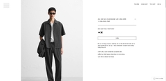 SMC2508 - Z.RA OVERSIZE FIT TEXTURED SHIRT
