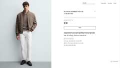 AK2648 - Z.RA COMBINED BOMBER JACKET