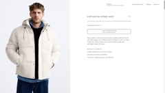 AK2635 - Z.RA ÁO KHOÁC PHAO CHẦN BÔNG