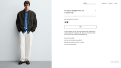 AK2649 - Z.RA COMBINED BOMBER JACKET