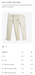 QD2501 - Z.RA QUẦN HOA VĂN NỔI DÁNG RELAXED FIT