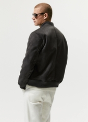 AK2634 - Z.RA ÁO KHOÁC BOMBER DA LỘN LÓT LÔNG CỪU