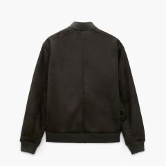 AK2634 - Z.RA ÁO KHOÁC BOMBER DA LỘN LÓT LÔNG CỪU