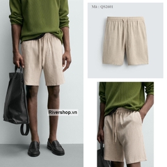 QS2601 - Z.RA LINEN BERMUDA SHORTS