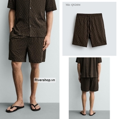 QS2604 - Z.RA GEOMETRIC JACQUARD SHORTS