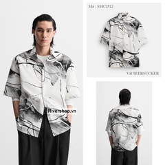 SMC2512 - Z.RA ABSTRACT PRINT SHIRT