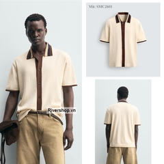 SMC2601 - Z.RA CONTRAST KNIT SHIRT
