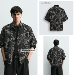 SMC2604 - Z.RA FLUID COMBINATION PRINT SHIRT