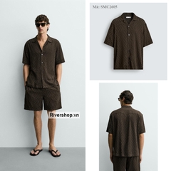 SMC2605 - Z.RA GEOMETRIC JACQUARD SHIRT