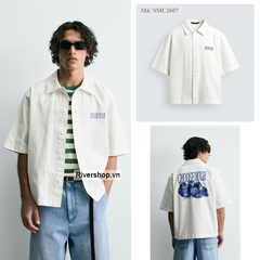 SMC2607 - Z.RA WASHED PRINTED SHIRT