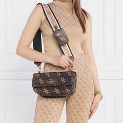 GUES5 REA FLAP SADDLE BAG