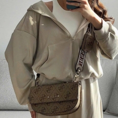 GUES5 REA FLAP SADDLE BAG