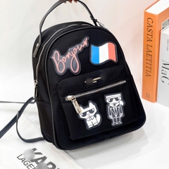Balo K🅰rl-L🅰g3rf3ld Amour Nylon Mini Backpack