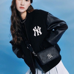 Túi ML🅱️ Monogram Hoody Bag New York Yankees Ivory