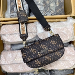 GUES5 REA FLAP SADDLE BAG