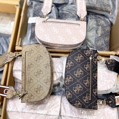 GUES5 REA FLAP SADDLE BAG