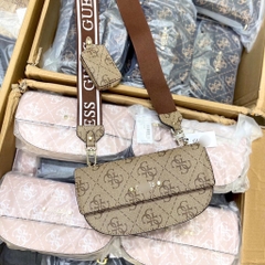 GUES5 REA FLAP SADDLE BAG