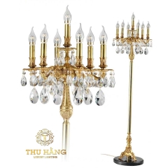 Đèn Cây Bằng Đồng Mạ Vàng - 17075/6+1