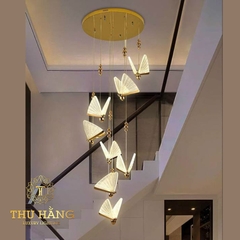 ĐÈN THẢ PHA LÊ HÌNH CÁNH BƯỚM - ĐƠN TH02
