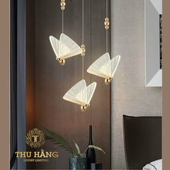 ĐÈN THẢ PHA LÊ HÌNH CÁNH BƯỚM - ĐƠN TH02