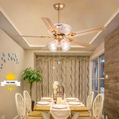 QUẠT ĐÈN TRANG TRÍ  T52-6660FG