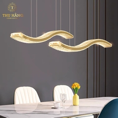Đèn Thả Pha Lê Hiện Đại Hình Sóng PL-039