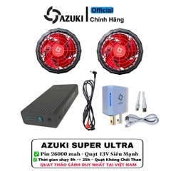 Bộ Pin Quạt Áo Điều Hòa Azuki Super Ultra 2023