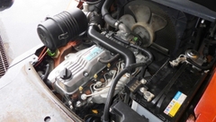 Xe nâng dầu 2.5 tấn Toyota 02-8FD25 cũ Nhật bãi số tự động gật gù lốp kép đời 2013 - 34533