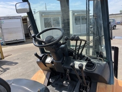 xe nâng cũ toyota 7FD25 2,5 tấn số sàn lốp kép gật gù