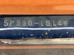 Xe nâng cũ toyota 3 tấn 5FD30 số sàn lốp kép Nhật bãi