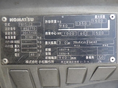 XE NÂNG ĐIỆN KOMATSU FB15-12 852770 LH:096.235.1368