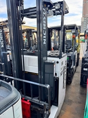 Xe nâng điện cũ đứng lái 1.5 tấn NYK FBRM15-80B-400SF Đời 2018 (Khung 4m - Có Dịch Giá)
