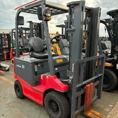 Xe nâng điện ngồi lái 1 tấn NYK FB10P-75-300 cũ Nhật bãi nâng cao 3m đời 2013 - 221AC4646