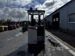 Xe nâng điện đứng lái cũ 1.5 tấn NYK FBRM15-80 Đời 2019 (Chui Cont - Dịch Giá)
