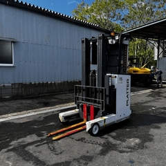 Xe nâng điện đứng lái cũ 1.5 tấn NYK FBRM15-80 Đời 2019 (Chui Cont - Dịch Giá)
