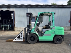 Xe nâng dầu cũ 3.5 tấn MITSUBISHI 3-FD35AT động cơ S4S 4 máy bộ dịch càng nâng cao 3m đời 2010 - F14E-80288