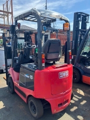 Xe nâng điện cũ ngồi lái 1.5 tấn NYK FB15PN-77-400M Đời 2019 (Chui Container)