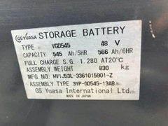 Xe nâng điện cũ ngồi lái 1.5 tấn NYK FB15PN-77B-300 Đời 2017 (Ắc quy Lớn 565Ah)