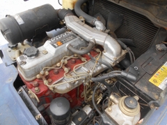 Xe nâng dầu cũ 2.5 tấn TOYOTA 5FD25 số sàn động cơ 1Z bộ gật gù lốp kép nâng cao 4m đời 1986 - 10721