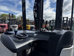 Xe nâng điện đứng lái cũ 1.5 tấn NYK FBRM15-80 Đời 2019 (Chui Cont - Dịch Giá)